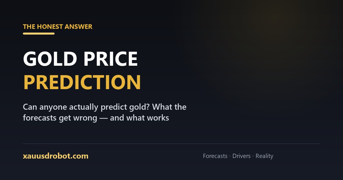 Gold price prediction — can anyone really predict the gold price